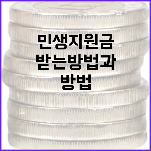 민생지원금을 받는 방법과 활용하기 - 요약