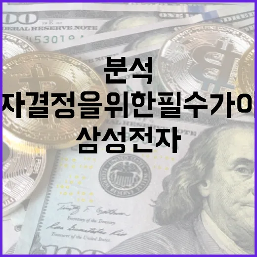 삼성전자를 분석하는 방법: 투자 결정을 위한 필수 가이드 - 요약