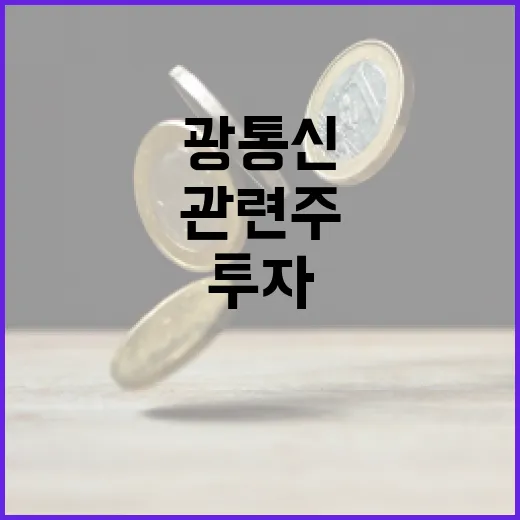 광통신 관련주에 투자하는 방법 - 요약