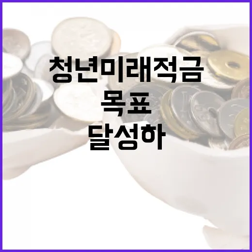 청년미래적금을 활용하여 재정적 목표를 달성하는 방법 - 요약