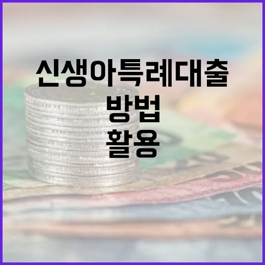 신생아 특례대출을 활용하는 방법 - 요약