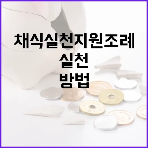 채식실천지원조례를 이해하고 활용하는 방법 - 요약