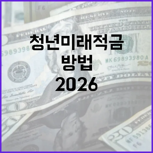 2026 청년미래적금 활용하는 방법 - 요약