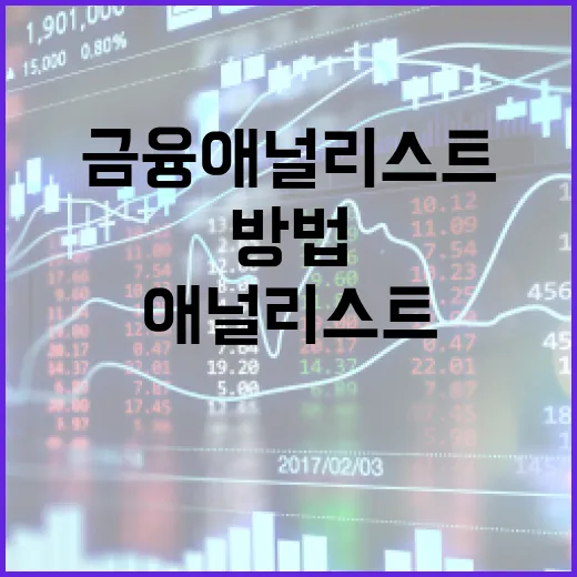 금융 애널리스트가 되는 방법 - 요약