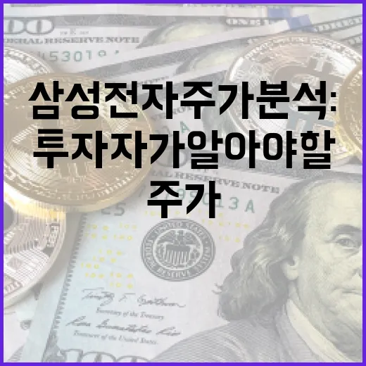 삼성전자 주가 분석: 투자자가 알아야 할 방법
