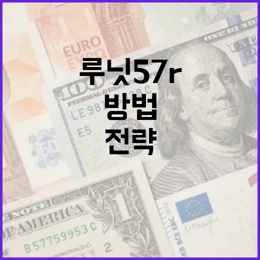 루닛57r을 활용해 투자 전략을 최적화하는 방법 - 요약