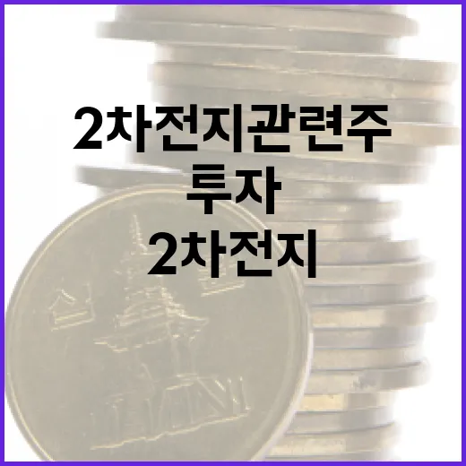 2차전지 관련주에 투자하는 방법 - 요약