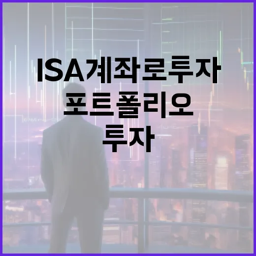 ISA 계좌로 투자 포트폴리오를 최적화하는 방법 - 요약