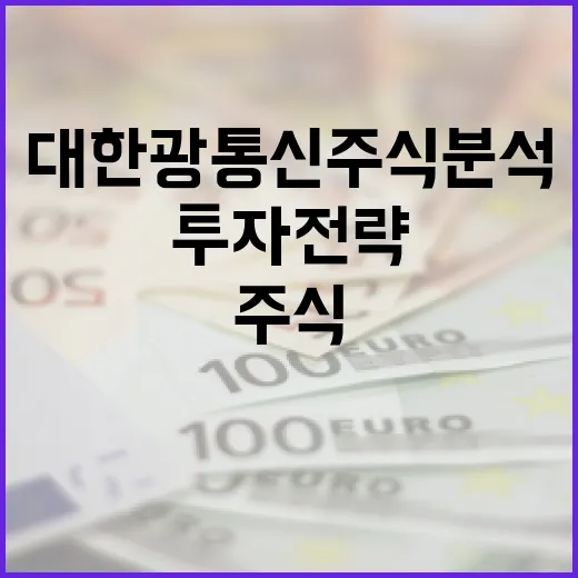 대한광통신 주식 분석 및 투자 전략 세우는 방법 - 요약