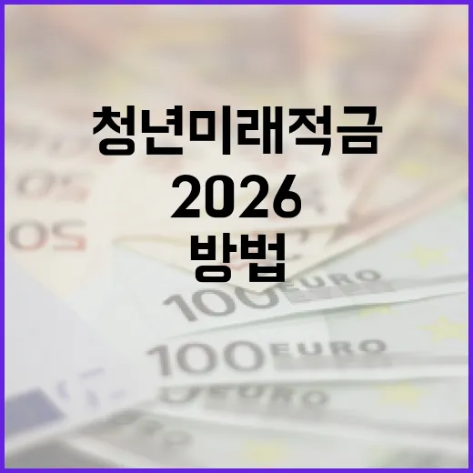 2026 청년미래적금 활용 방법: 어떻게 최대한 이익을 얻을 것인가? - 요약