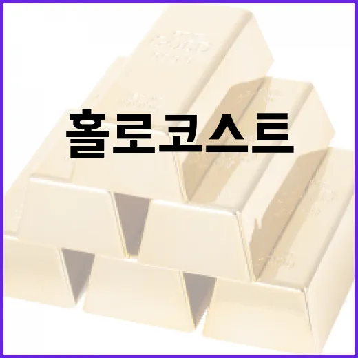 홀로코스트의 뜻과 이해하는 방법 - 요약