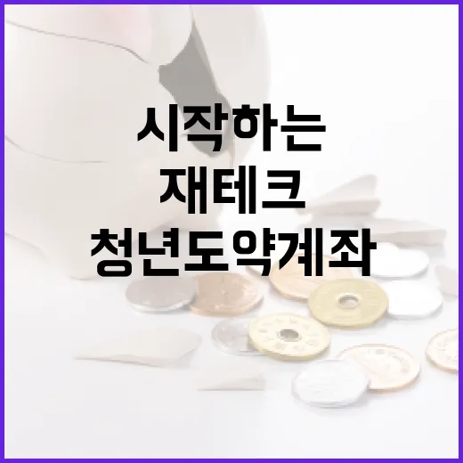 청년도약계좌로 재테크 시작하는 방법 - 요약