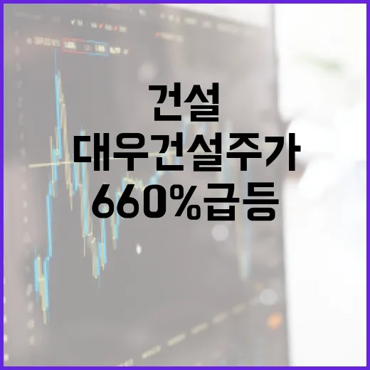 대우건설 주가가 660% 급등한 이유와 투자 전략 - 요약