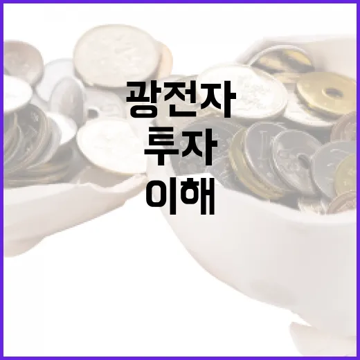 광전자를 이해하고 투자하는 방법 - 요약