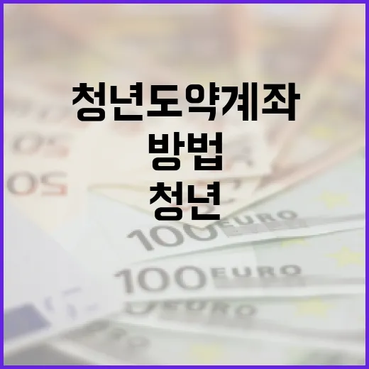 청년도약계좌를 활용하는 방법: 재정적 자유로 가는 길 - 요약
