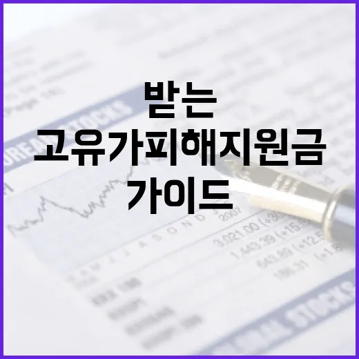 고유가 피해지원금을 받는 방법: 단계별 가이드 - 요약