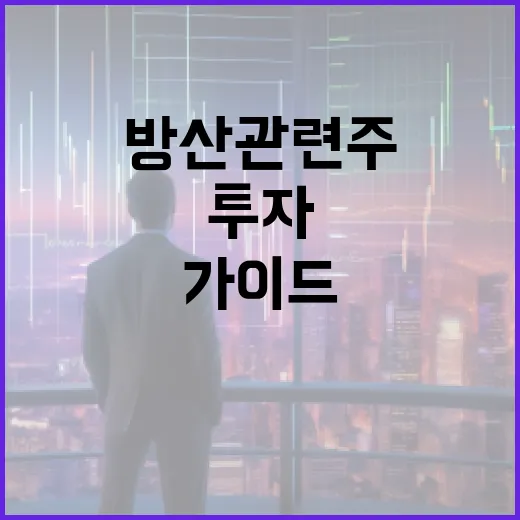 방산 관련주에 투자하는 방법: 초보자를 위한 가이드 - 요약