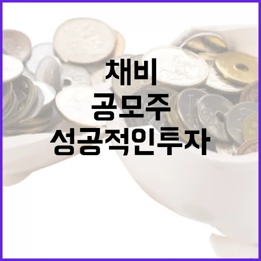 공모주 채비를 위한 전략: 성공적인 투자 방법 - 요약
