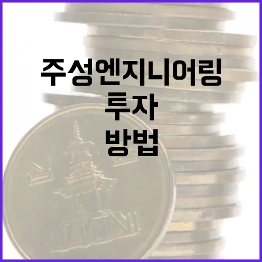 주성엔지니어링에 투자하는 방법 - 요약