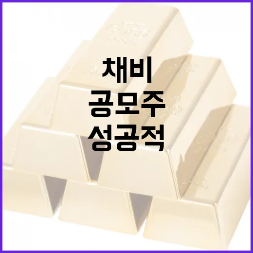 공모주 채비 방법: 성공적으로 투자하는 법 - 요약