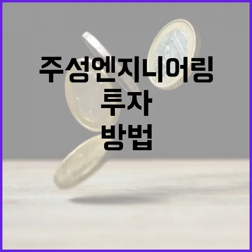 주성엔지니어링에 투자하는 방법 - 요약