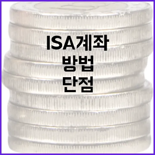 ISA 계좌의 단점을 이해하는 방법 - 요약