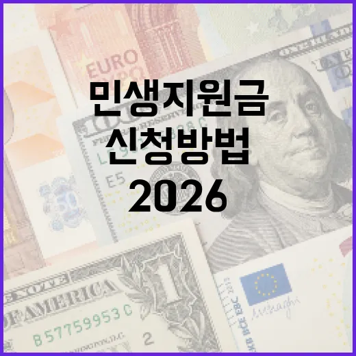 2026 민생지원금 신청 방법과 혜택을 최대한 활용하는 법 - 요약