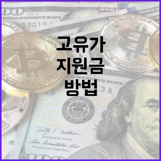 고유가 지원금을 받는 방법과 기준 - 요약