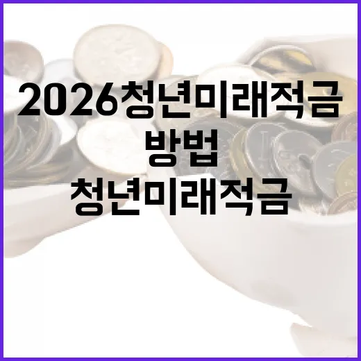 2026 청년미래적금으로 재정 계획 세우는 방법 - 요약