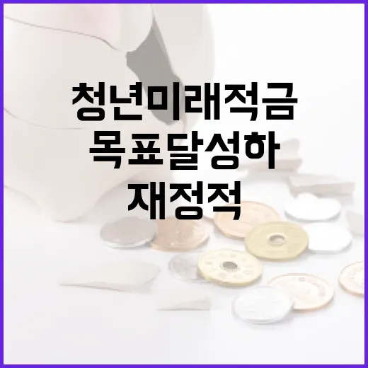 청년미래적금을 활용하여 재정적 목표 달성하는 방법 - 요약