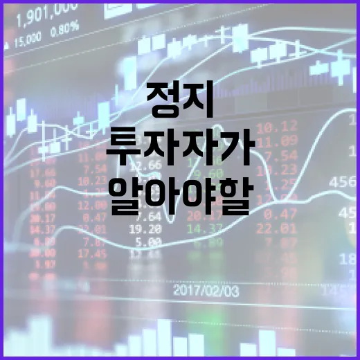 신성이엔지 거래정지 상황에서 투자자가 알아야 할 방법 - 요약