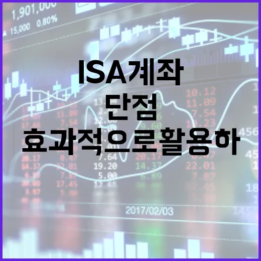 ISA 계좌의 단점을 이해하고 효과적으로 활용하는 방법 - 요약