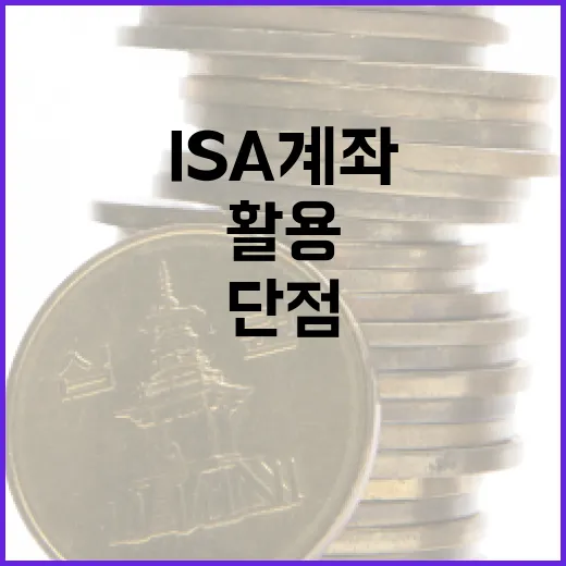 ISA 계좌의 단점을 이해하고 활용하는 방법 - 요약