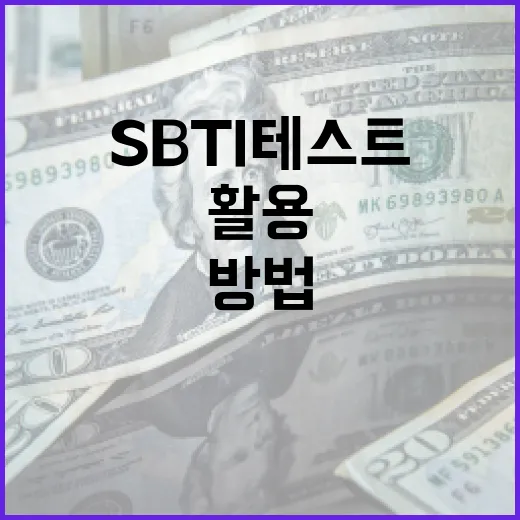 SBTI 테스트 이해하고 활용하는 방법 - 요약