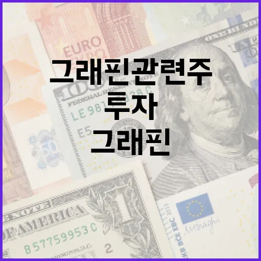 그래핀 관련주에 투자하는 방법 - 요약