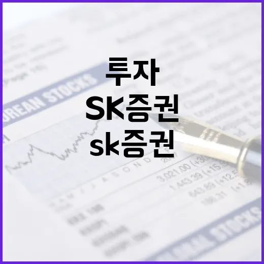 SK증권을 통해 투자 포트폴리오를 최적화하는 방법 - 요약