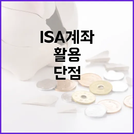 ISA 계좌의 단점을 이해하고 활용하는 방법 - 요약