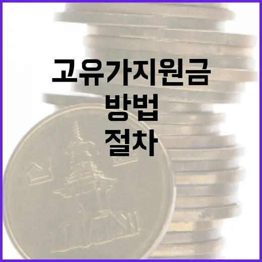 고유가 지원금을 받는 방법: 기준과 절차 이해하기 - 요약