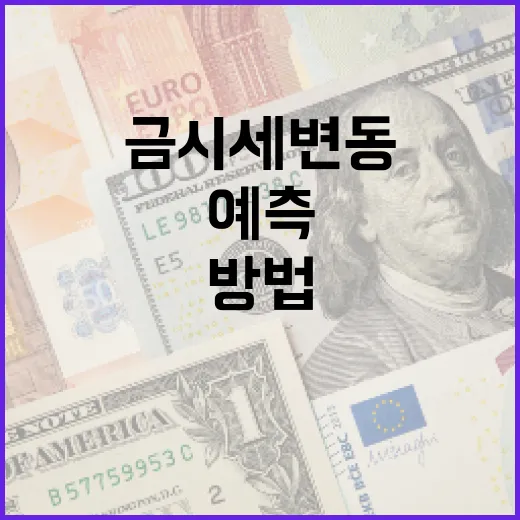 금시세 변동을 이해하고 예측하는 방법 - 요약