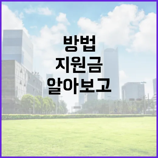 고유가지원금에 대해 알아보고 활용하는 방법 - 요약