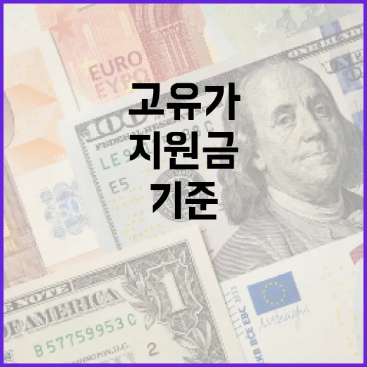 고유가 지원금 기준을 이해하는 방법 - 요약