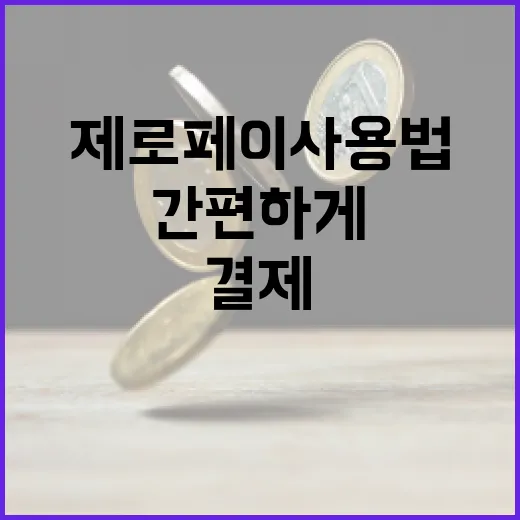 제로페이 사용법: 간편하게 결제하는 방법 - 요약
