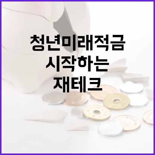 청년미래적금을 활용하여 재테크 시작하는 방법 - 요약