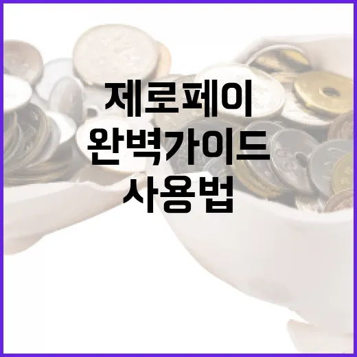 제로페이 사용법: 초보자를 위한 완벽 가이드 - 요약