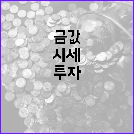 금값 시세를 이해하고 투자하는 방법 - 요약