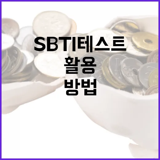 SBTI 테스트를 이해하고 활용하는 방법 - 요약