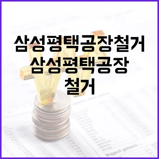 삼성 평택공장 철거의 경제적 영향 이해하기 - 요약