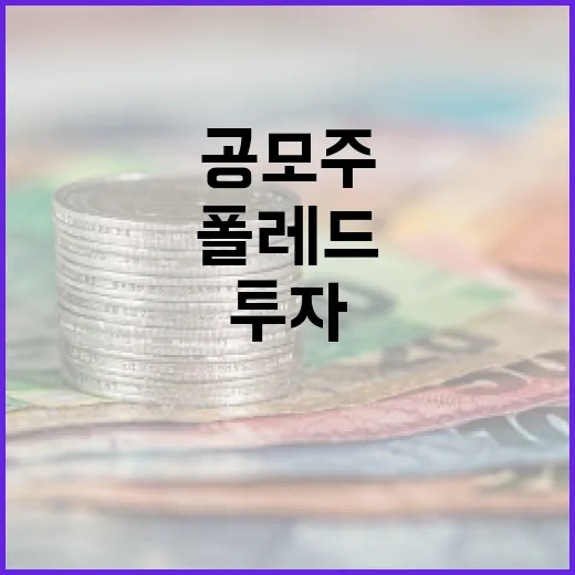 폴레드 공모주 투자 방법: 성공적인 투자를 위한 가이드 - 요약