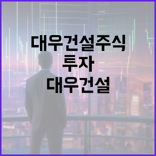대우건설 주식에 투자하는 방법과 고려해야 할 사항 - 요약