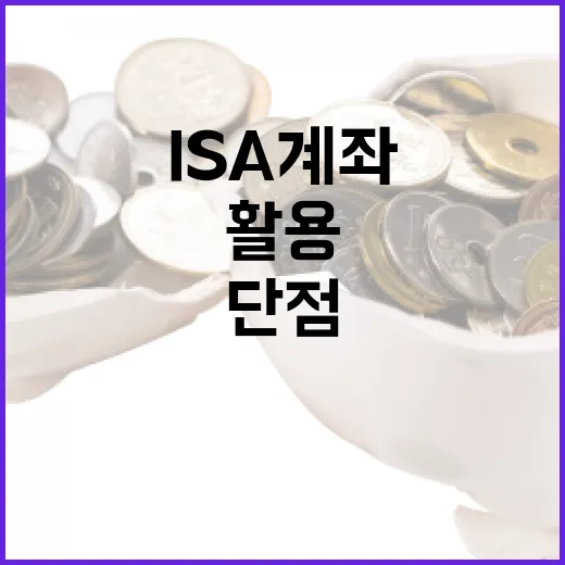 ISA 계좌의 단점을 파악하고 활용하는 방법 - 요약